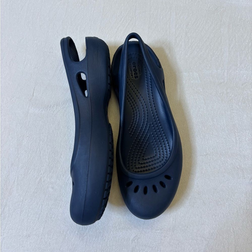 CROCS Dark Blue Slip-On Flats